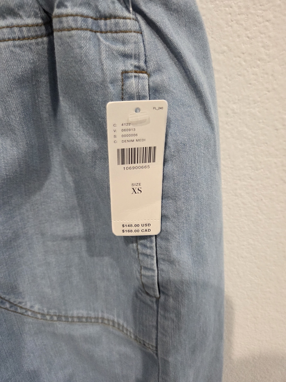 Anthropologie Pilcro Reese Smocked Pull-On Joggers XS NWT - Picture 8 of 11